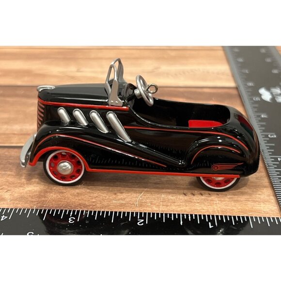 1996 HALLMARK ORNAMENT QXC4174 1937 STEELCRAFT AUBURN BY MURRAY DIE CAST - Picture 7 of 10